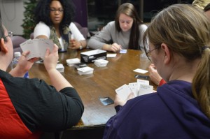 Students attend SWAT game night.