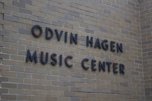 The Odvin Hagen Music Center welcomes new choir director. Photo by Maggie Kretzmann